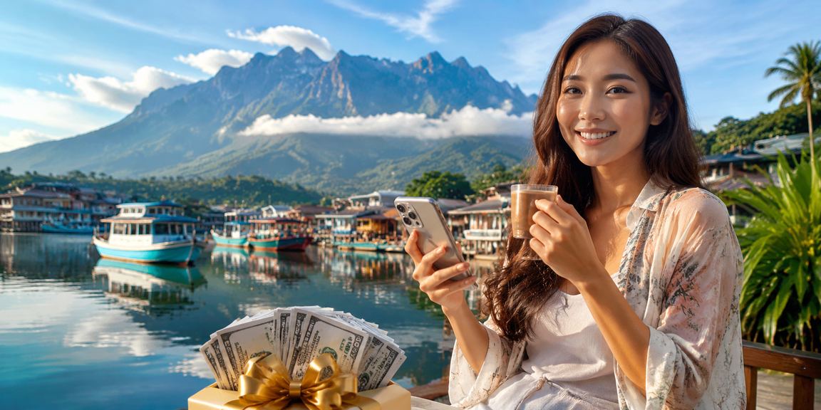 Pengguna Sabah menggunakan telefon pintar untuk bertaruh esport melalui platform mudah alih 2569